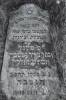Feigel daughter of Meir Epsztejn Epstein wife of Zalkin
died 9 Kislev 5682 May her soul be bound in the bond of life, 1890-1921